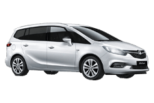 Car Hire Birmingham - Vauxhall Zafira 5 + 2 - Minibus hire Birmingham